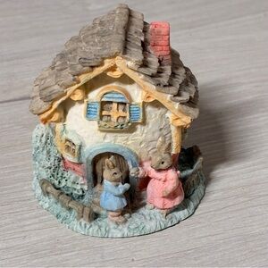 Midwest Importers Bunny Cottage Easter Spring Woodland House Grandmacore VTG
